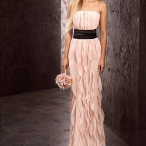 Vera Wang White Label Mikado Maxi Dress size 4